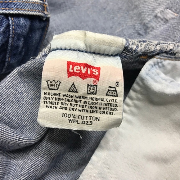SOLD Levi's 501 Red Tab Button Fly Blue Jeans - Picture 7 of 8